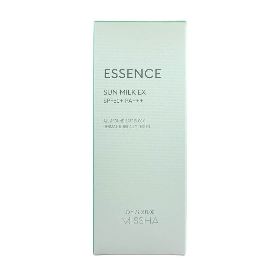 Missha All Around Safe All Around Safe Block Essence Sun, latte protettivo, SPF 50+, 70 ml