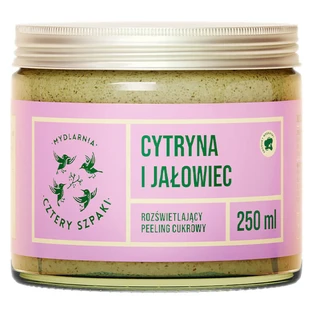 Cztery Szpaki gommage corporel au sucre, au citron et au genièvre, 250 ml