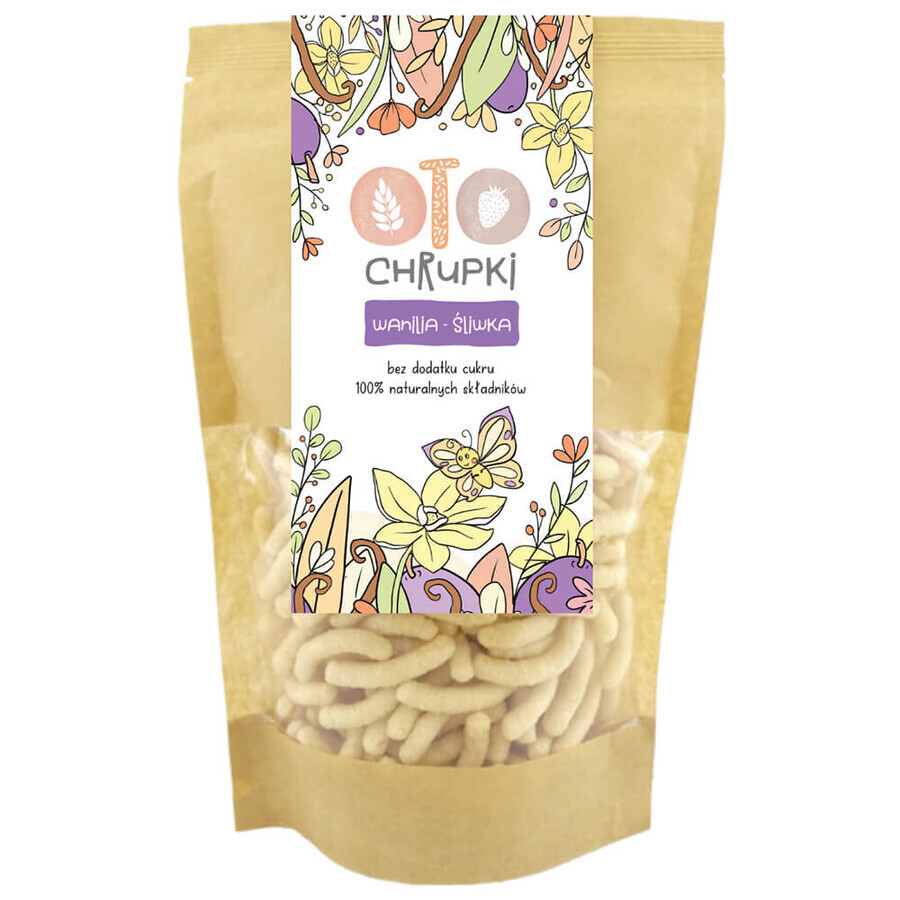 OtoLandia OTO chipsuri cu vanilie și prune, bastonașe, 25 g