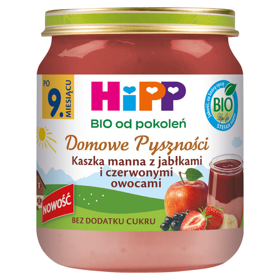 Acquista HiPP Delizie fatte in casa Biologico, porridge di semolino con mela e frutti rossi, dopo 9 mesi, 200 g HiPP Delizie fatte in casa Biologico, porridge di semolino con mela e frutti rossi, dopo 9 mesi, 200 g