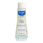 Set Mustela Bebe Enfant Hydra Bebe, body milk, from birth, 750 ml + baby shampoo, from the first day, 200 ml + free bamboo diaper