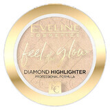 Eveline Cosmetics Feel the Glow, highlighter, no. 01, Sparkle, 4.2 g