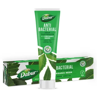 Dabur antibacterial toothpaste with organic neem, 100 ml