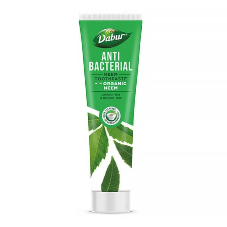 Dabur antibacterial toothpaste with organic neem, 100 ml