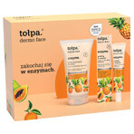 Tołpa Enzymset, Gesichtsreinigungsgel, 150 ml + 3 Peeling-Enzyme, 40 ml Tołpa Enzymset, Gesichtsreinigungsgel, 150 ml + 3 Peeling-Enzyme, 40 ml