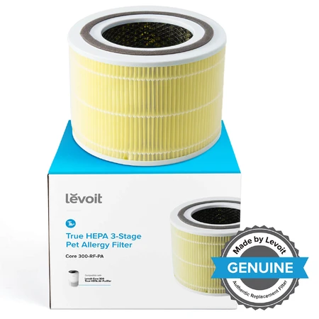 Filtre anti-allergie Levoit pour purificateur d'air Core 300 et 300S, 1 pièce