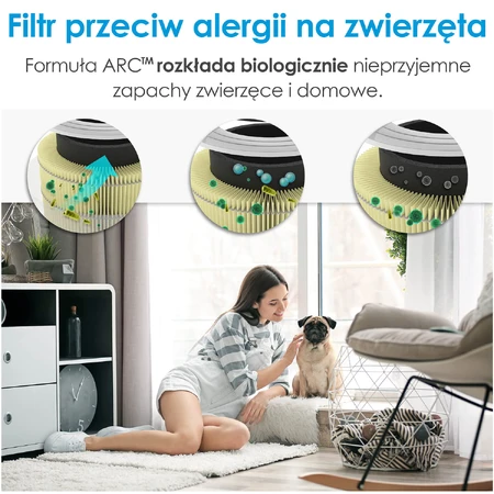 Filtre anti-allergie Levoit pour purificateur d'air Core 300 et 300S, 1 pièce