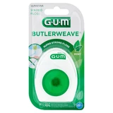 Sunstar Gum Butlerweave, hilo dental, encerado, menta, 55 m