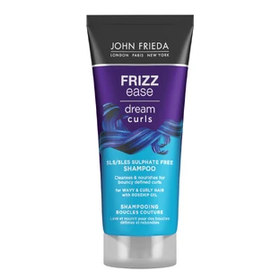 John Frieda Frizz Ease Dream Curls Shampoo, champú antiencrespamiento para cabello rizado y ondulado, 75ml
