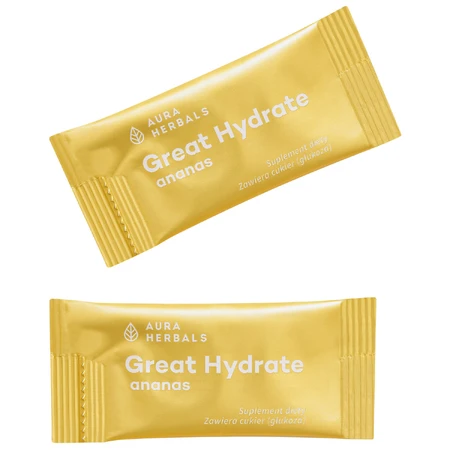 Aura Herbals Great Hydrate, ananas, 10 sachets