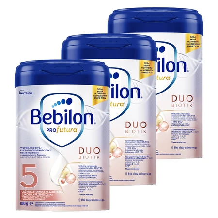 Set Bebilon Profutura DuoBiotik DuoBiotik 5, Milchnahrung für Vorschulkinder, 3 x 800 g
