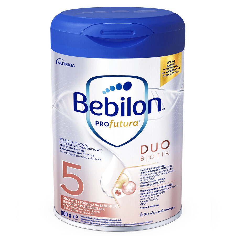 Set Bebilon Profutura DuoBiotik DuoBiotik 5, lait maternisé pour enfants d'âge préscolaire, 3 x 800 g