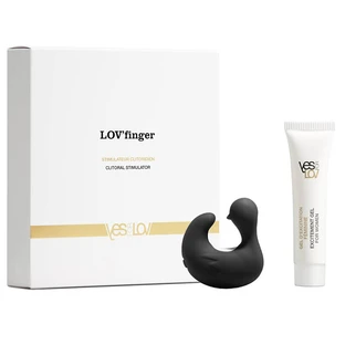 YESforLOV Vibrador clitoriano Lov Finger, negro