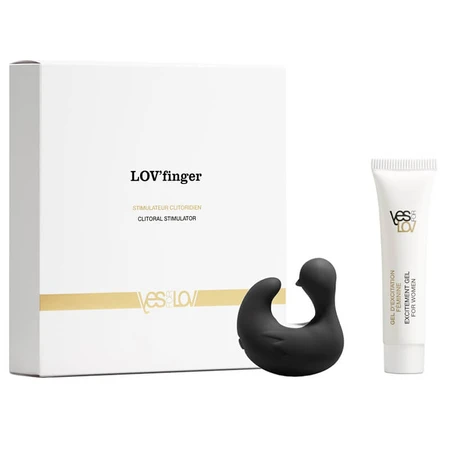 YESforLOV Lov Finger clitorisvibrator, zwart