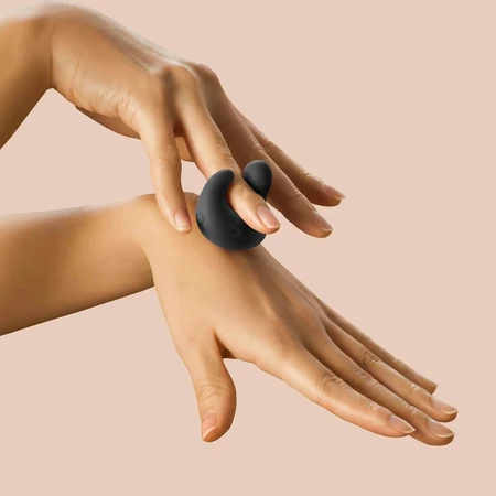 YESforLOV Lov Finger clitorisvibrator, zwart