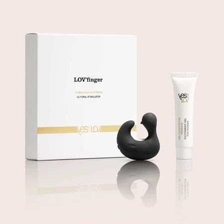 YESforLOV Lov Finger clitorisvibrator, zwart