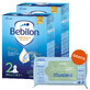 Bebilon Advance Pronutra 2 set, follow-on milk, over 6 months, 2 x 1000 g + Mustela wet wipes, 60 free