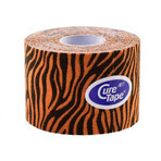CureTape Art Tiger Orange, bandă kinesiologică, 5 cm x 5 m, 1 buc CureTape Art Tiger Orange, bandă kinesiologică, 5 cm x 5 m, 1 buc