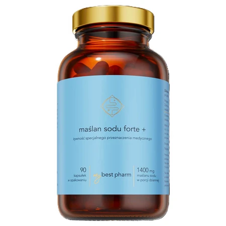MyBestPharm Butirato de sodio Forte+, 90 cápsulas