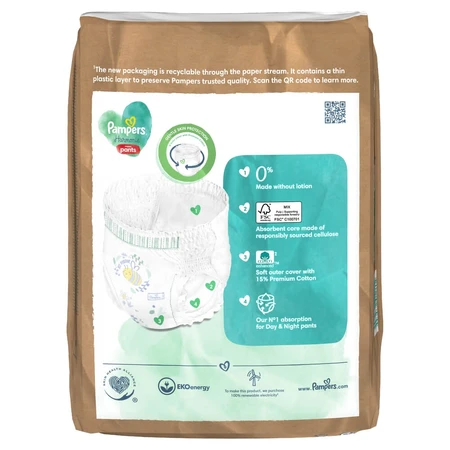 Pampers Harmonie Pants, pañales, talla 5, 12-17 kg, 20 unidades