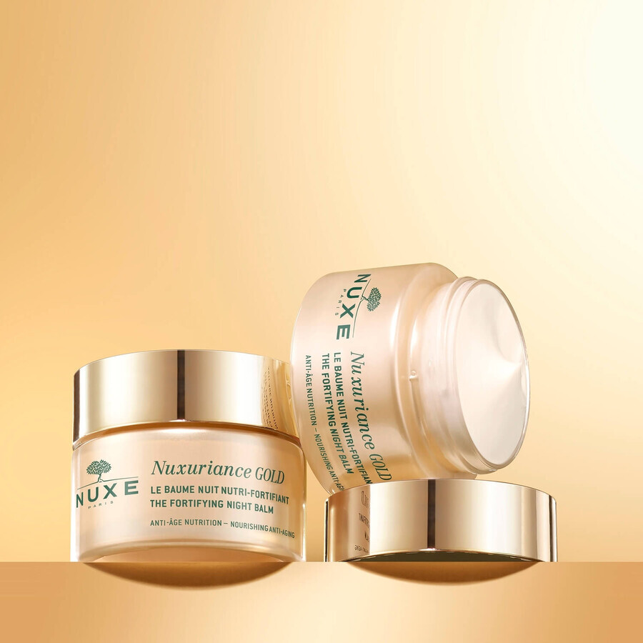 Nuxe Nuxuriance Gold set, lozione notte nutriente e fortificante, 50 ml + lozione occhi illuminante, pelle secca, 15 ml per 1 penny