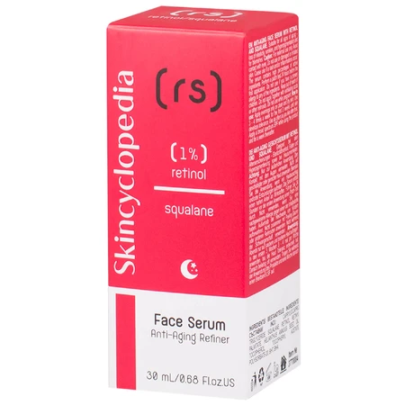 Skincyclopedia, ser facial anti-îmbătrânire cu 1% retinol și squalane, pentru noapte, 30 ml