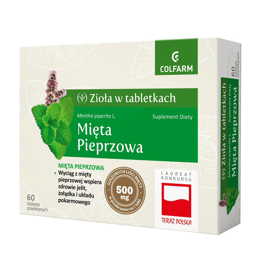 Kruidentabletten Pepermunt, 60 filmomhulde tabletten