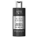 Set Apis Action For Men, gel detergente corpo idratante 3 in 1 300 ml + crema corpo e mani nutriente 300 ml Set Apis Action For Men, gel detergente corpo idratante 3 in 1 300 ml + crema corpo e mani nutriente 300 ml
