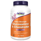 Now Foods Glucosamine en chondroïtine, glucosamine met chondroïtine, 120 tabletten