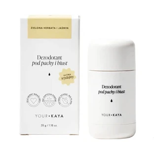 Ihr KAYA, Deodorant für Achselhöhlen und Busen, grüner Tee und Jasmin, 35 g