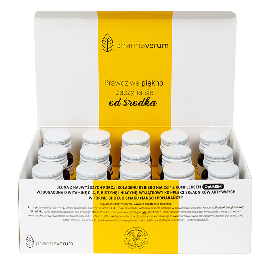 Beautylagen, shot, 15 x 30 ml VERONTREINIGDE VERPAKKING