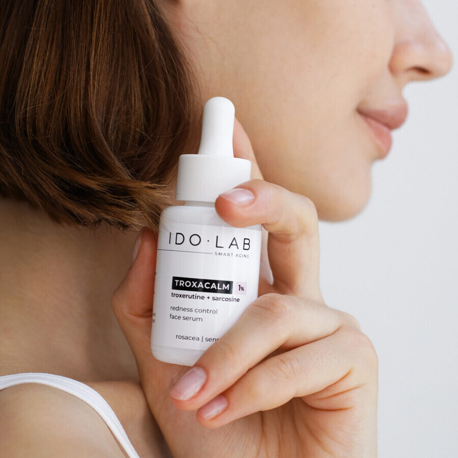 Ido Lab Troxa Calm, serum for sensitive and vascular skin, 30 ml