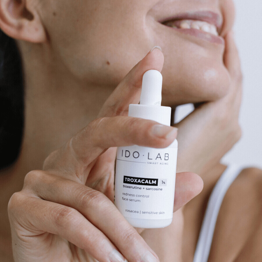 Ido Lab Troxa Calm, serum for sensitive and vascular skin, 30 ml