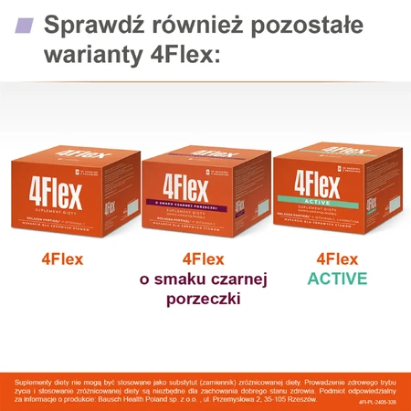 4Flex Protect, orange flavor, 30 sachets