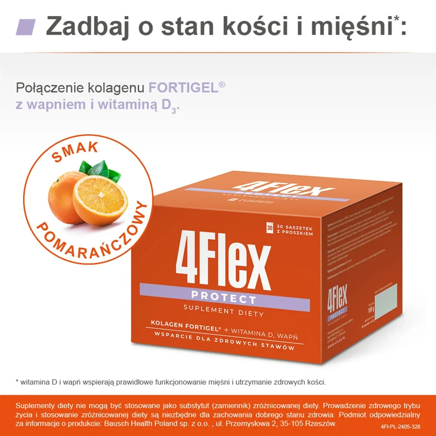 4Flex Protect, orange flavor, 30 sachets