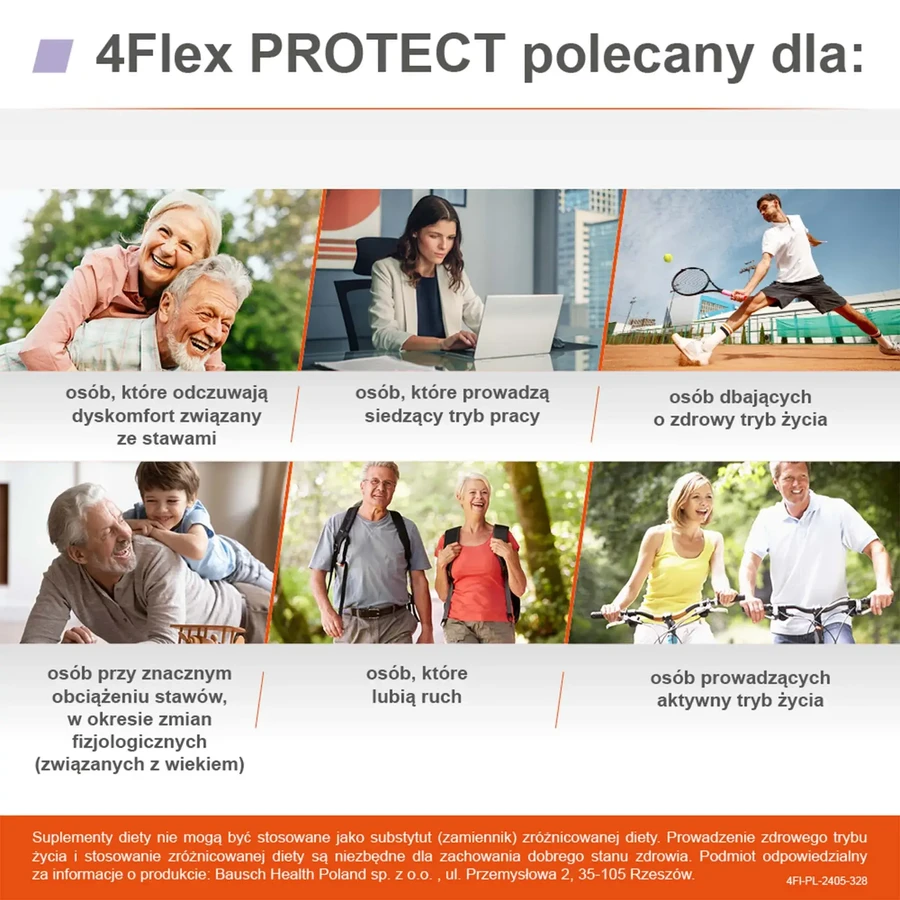 4Flex Protect, orange flavor, 30 sachets