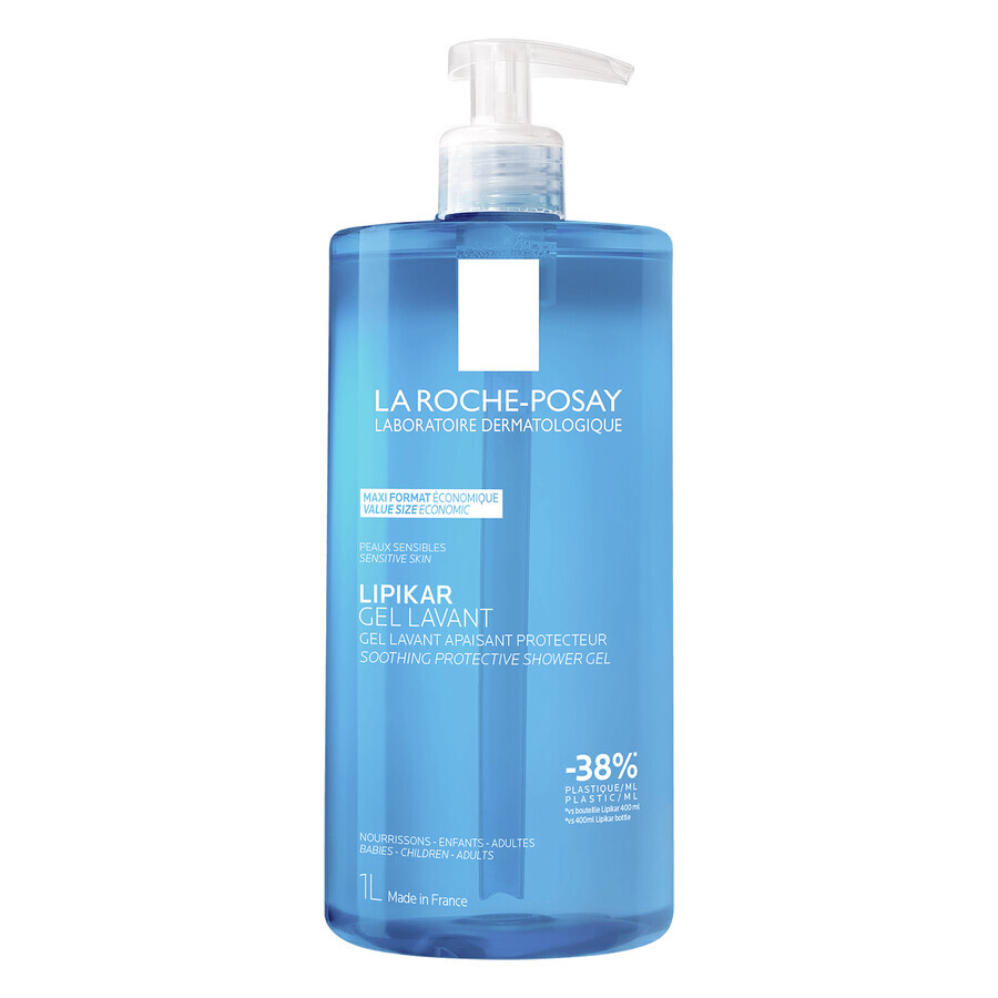 Comprar La Roche-Posay Lipikar, gel limpiador para calmar y proteger la piel, 1 litro La Roche-Posay Lipikar, gel limpiador para calmar y proteger la piel, 1 litro