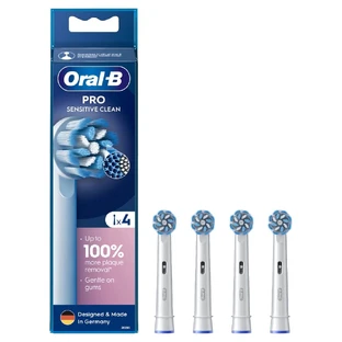 Oral-B Pro Sensitive Clean Ersatzaufsätze für elektrische Zahnbürste, 4 Stück