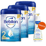 Set Bebilon Profutura Profutura CesarBiotik 2, Folgemilch, nach 6 Monaten, 3 x 800 g + Mustela Bebe Enfant, nährendes Waschgel, 300 ml gratis Set Bebilon Profutura Profutura CesarBiotik 2, Folgemilch, nach 6 Monaten, 3 x 800 g + Mustela Bebe Enfant, nährendes Waschgel, 300 ml gratis