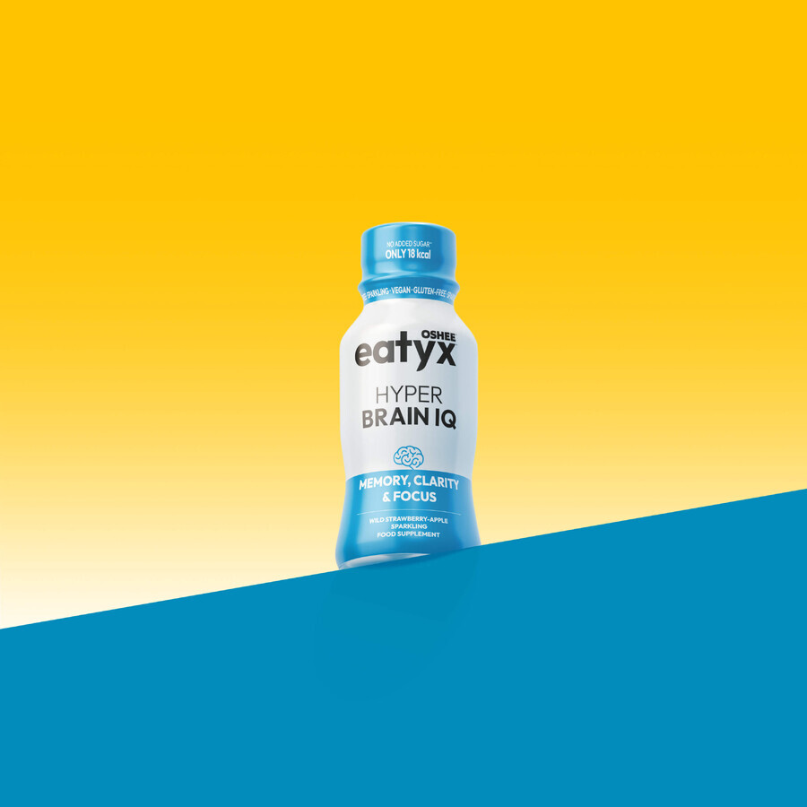 OSHEE Eatyx Eatyx Hyper Brain IQ Booster, aardbei en appelsmaak, 100 ml