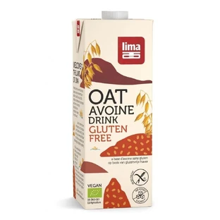 Bebida vegetal de avena ecológica sin gluten, 1 litro, Lima