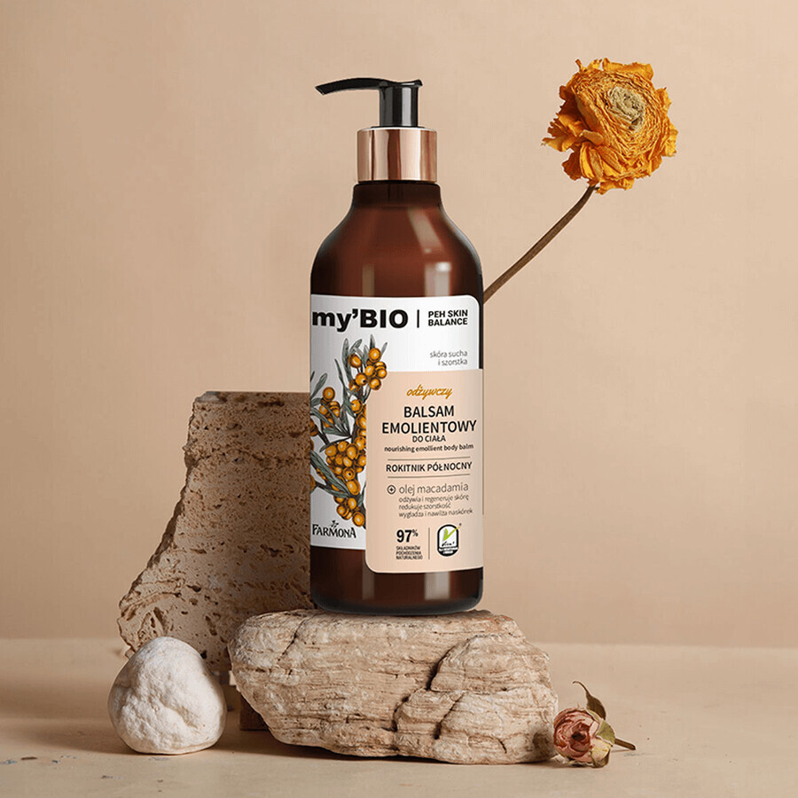 Farmona myBIO Nourishing, emollient lotion, Nordic sea buckthorn, 400 ml Farmona myBIO Nourishing, emollient lotion, Nordic sea buckthorn, 400 ml