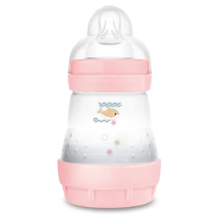 MAM Perfect Start, antikoliekfles met siliconenspeen, Sealife, baby meisje, vanaf de geboorte, 160 ml