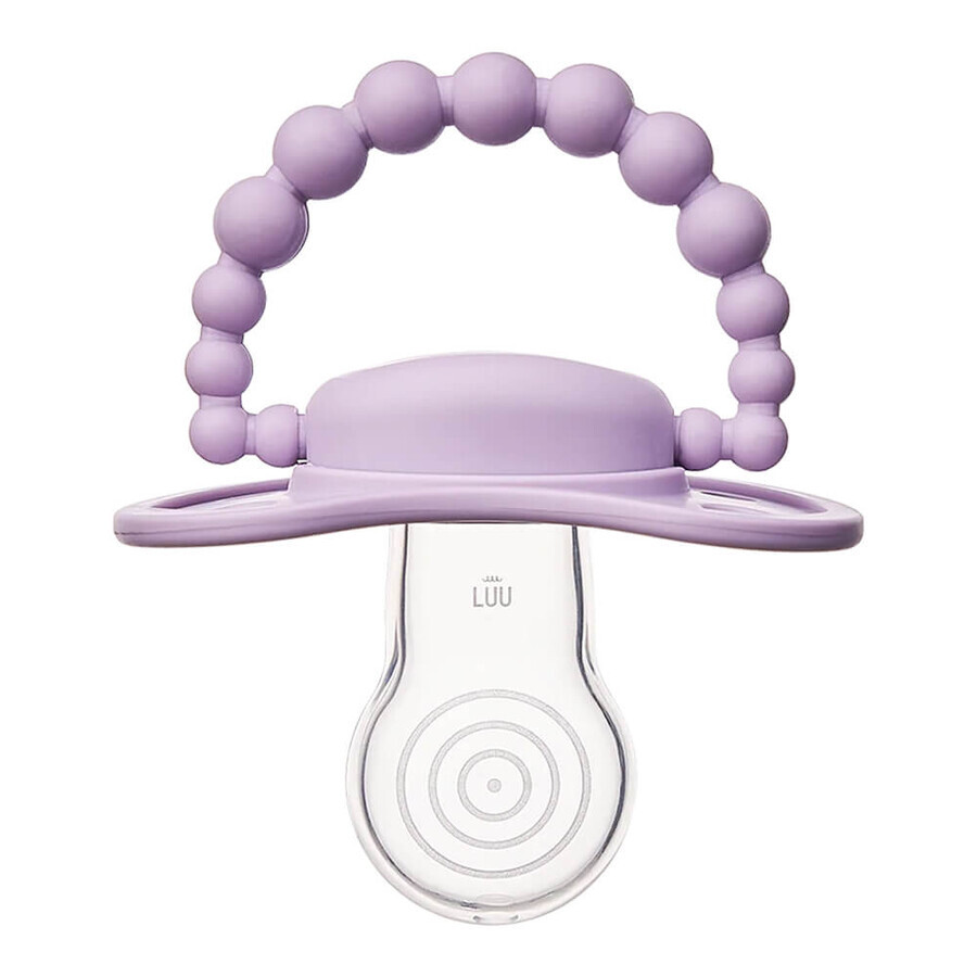 Luu Kids, fopspeen, positionering, silicone, French Lavender, vanaf 6 maanden, 1 stuk