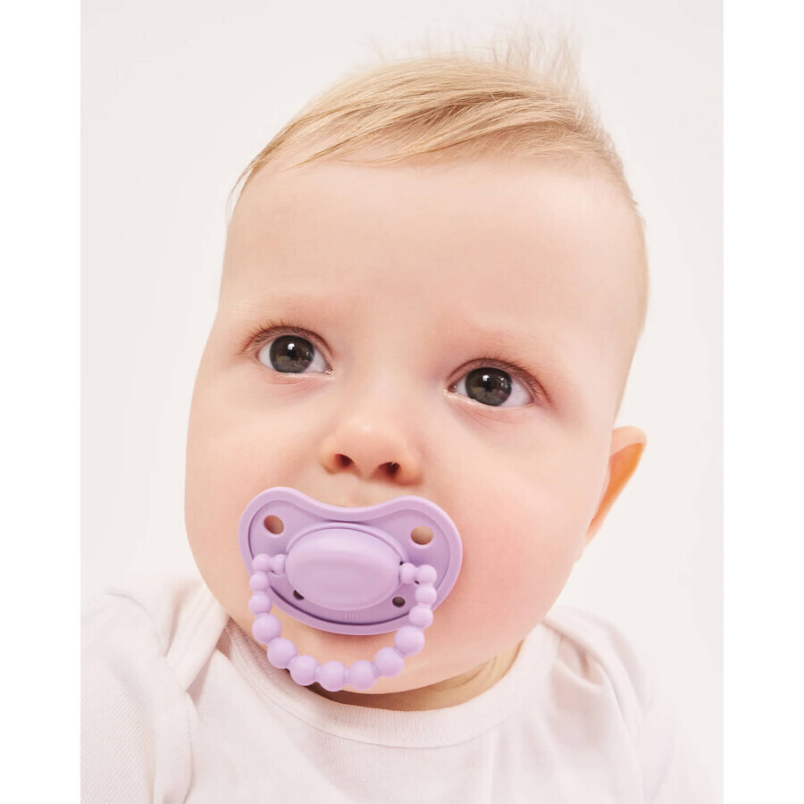 Luu Kids, fopspeen, positionering, silicone, French Lavender, vanaf 6 maanden, 1 stuk
