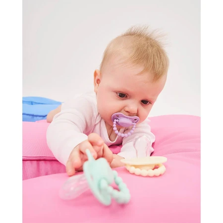 Luu Kids, sucette, positionnement, silicone, lavande française, à partir de 6 mois, 1 pièce
