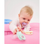 Luu Kids, fopspeen, positionering, silicone, French Lavender, vanaf 6 maanden, 1 stuk Luu Kids, fopspeen, positionering, silicone, French Lavender, vanaf 6 maanden, 1 stuk