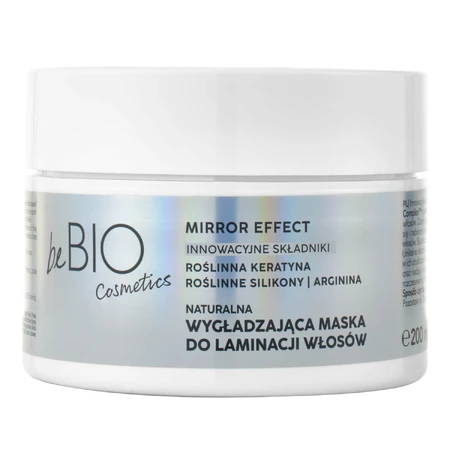 beBIO Cosmetics Baby Hair Complex Spiegeleffekt, natürliche Haarlaminiermaske, 200 ml
