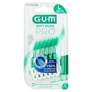 Sunstar Gum Soft-Picks Pro, Interdentalreiniger, groß, 30 Stück