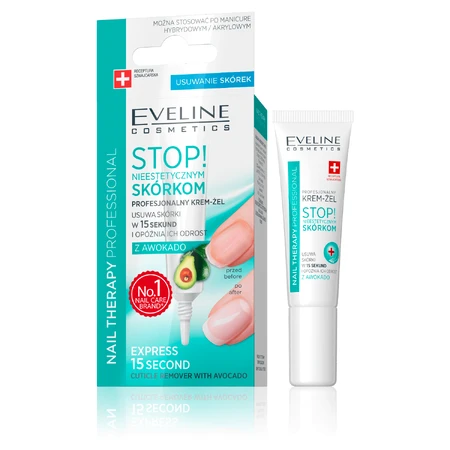 Eveline Cosmetics Gel-crema profesional quita cutículas Nail Therapy, 12 ml